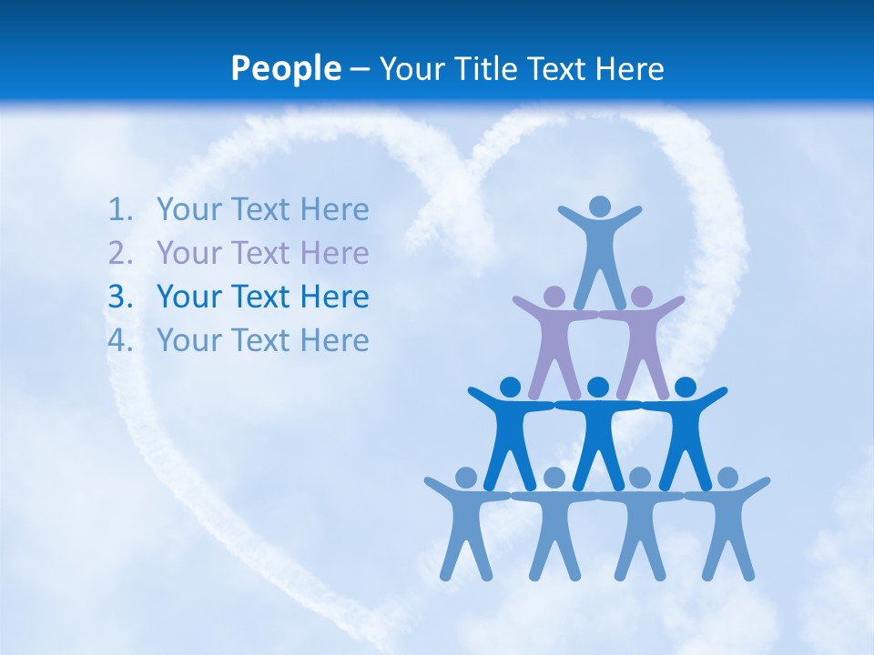 Fun Heart Outside PowerPoint Template
