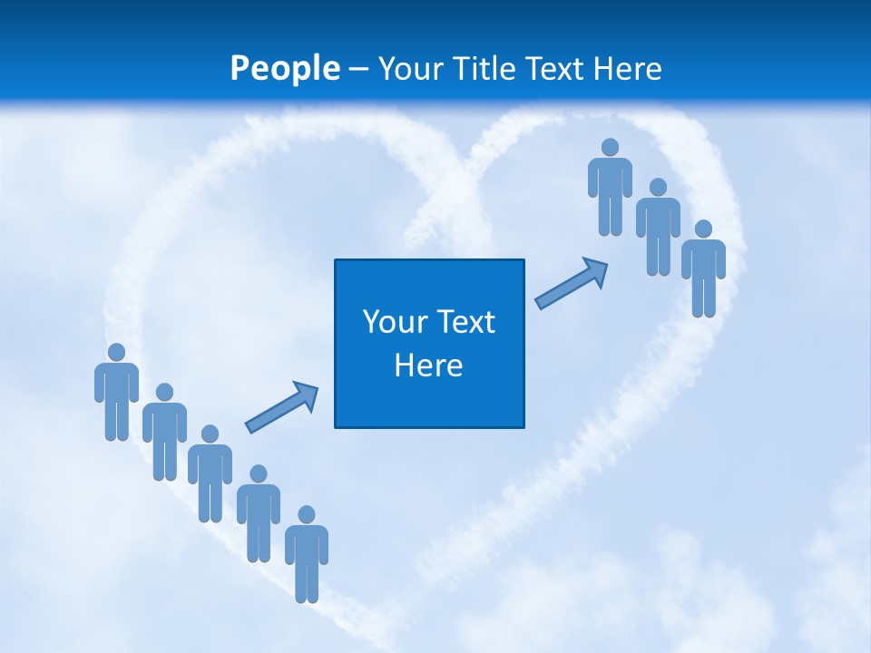 Fun Heart Outside PowerPoint Template