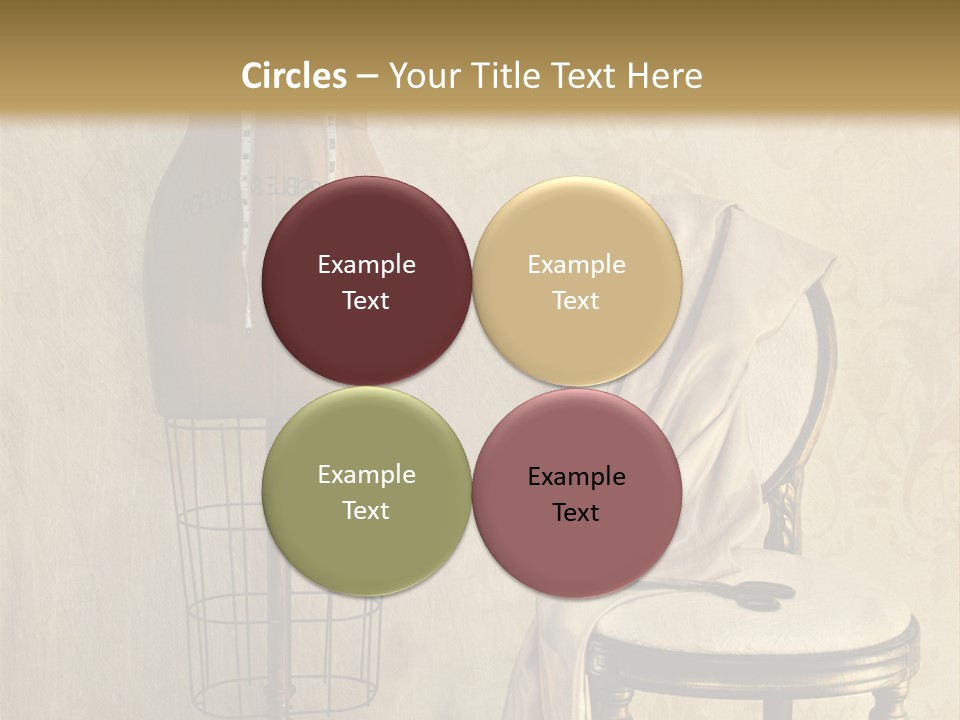 Symbol Satin Accessory PowerPoint Template