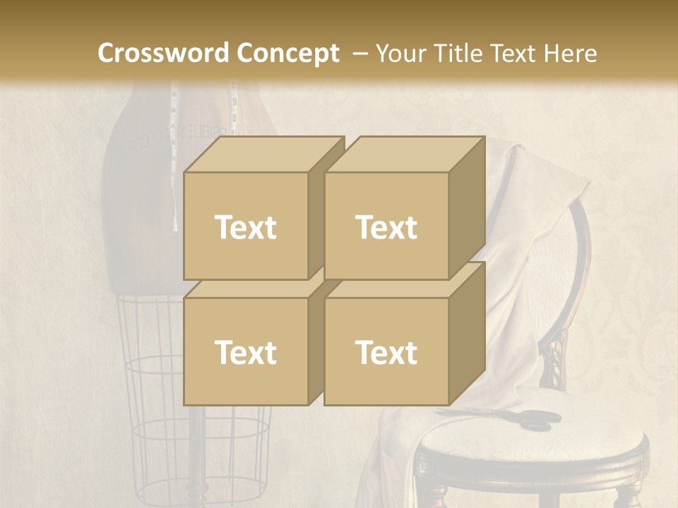 Symbol Satin Accessory PowerPoint Template