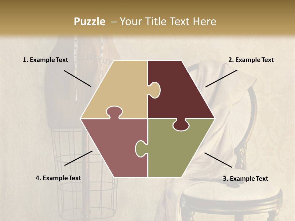 Symbol Satin Accessory PowerPoint Template