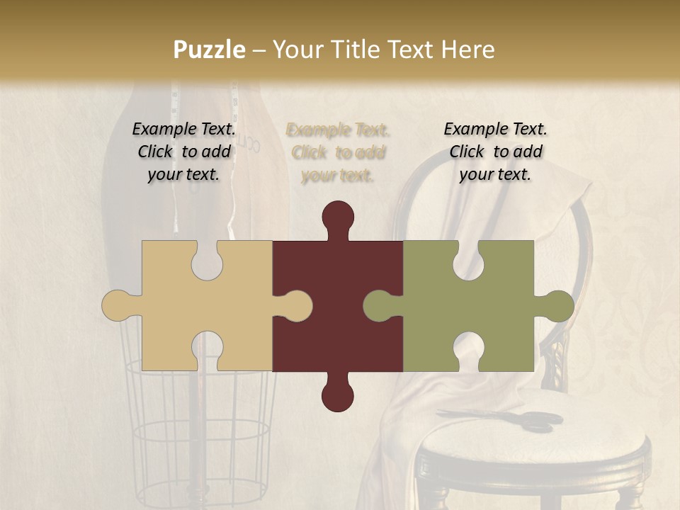 Symbol Satin Accessory PowerPoint Template