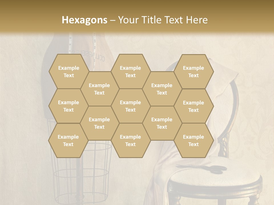 Symbol Satin Accessory PowerPoint Template