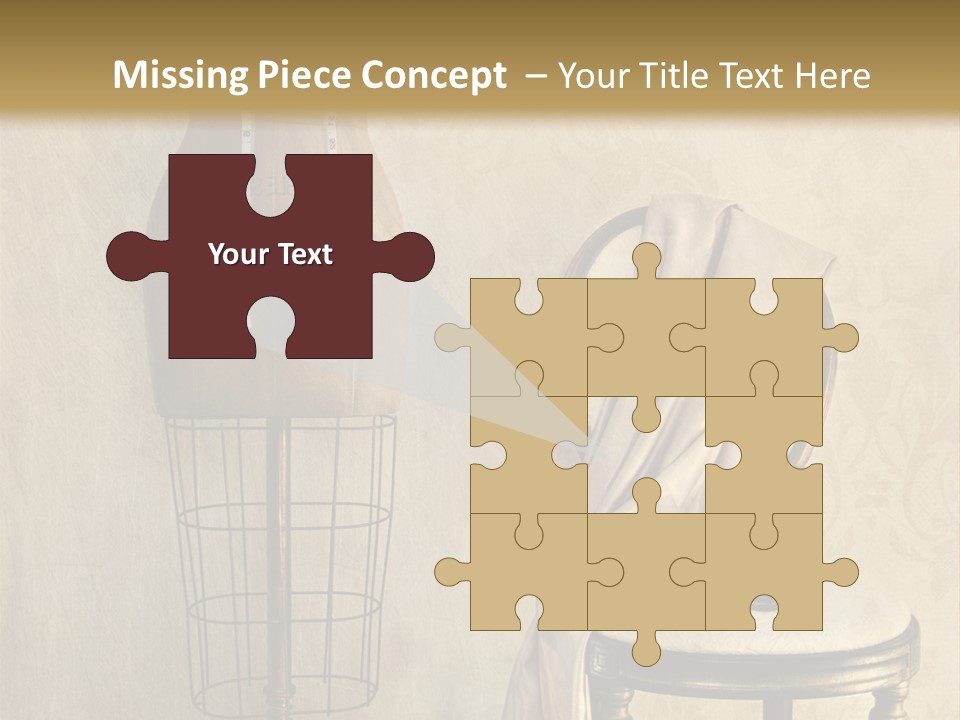 Symbol Satin Accessory PowerPoint Template