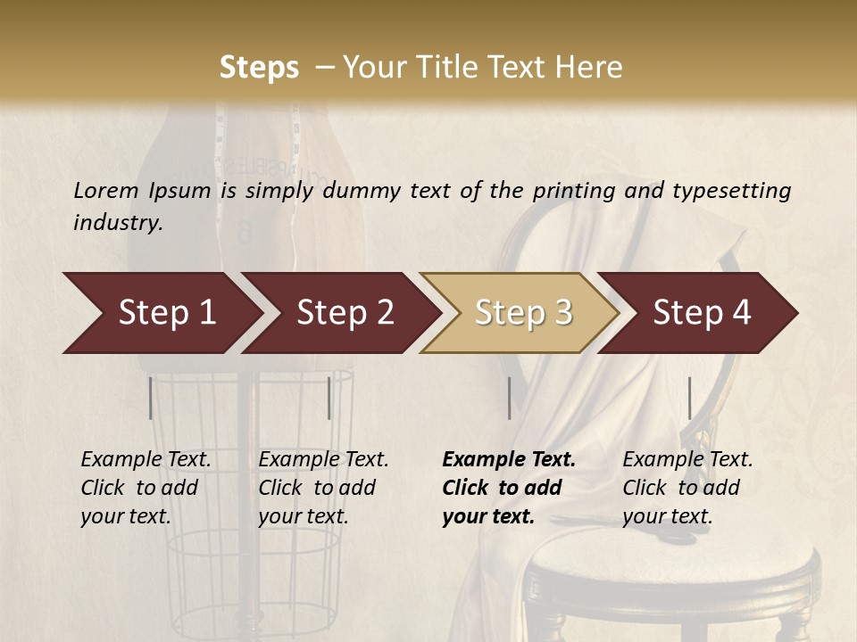 Symbol Satin Accessory PowerPoint Template