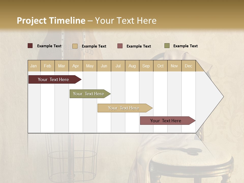 Symbol Satin Accessory PowerPoint Template