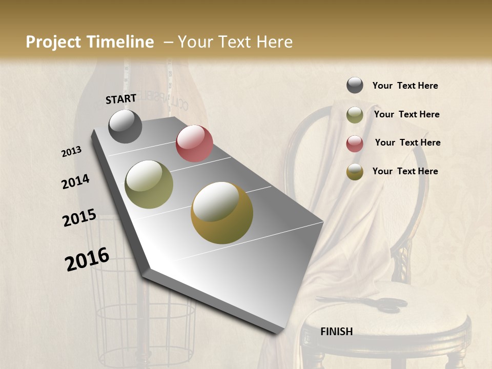 Symbol Satin Accessory PowerPoint Template