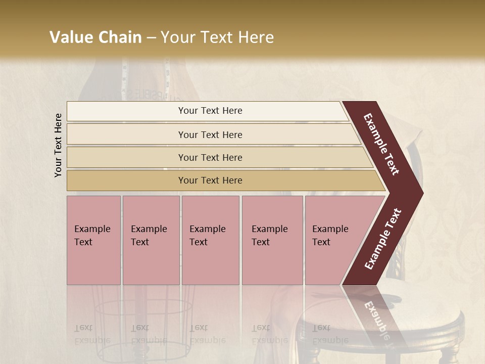 Symbol Satin Accessory PowerPoint Template