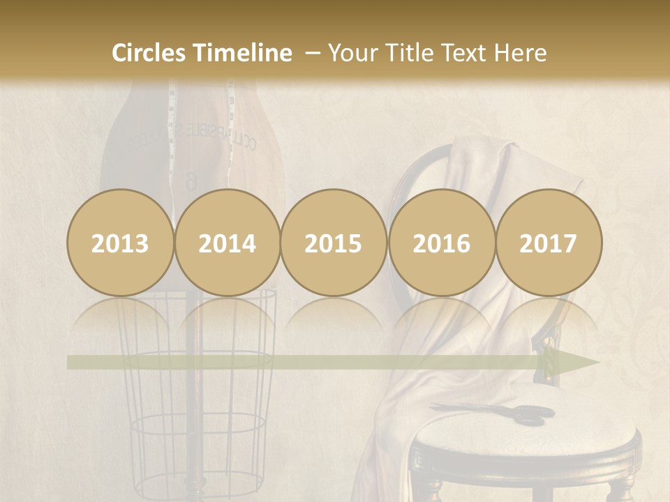 Symbol Satin Accessory PowerPoint Template