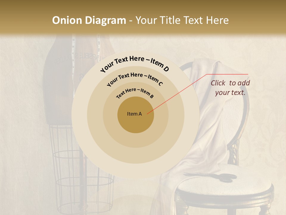 Symbol Satin Accessory PowerPoint Template