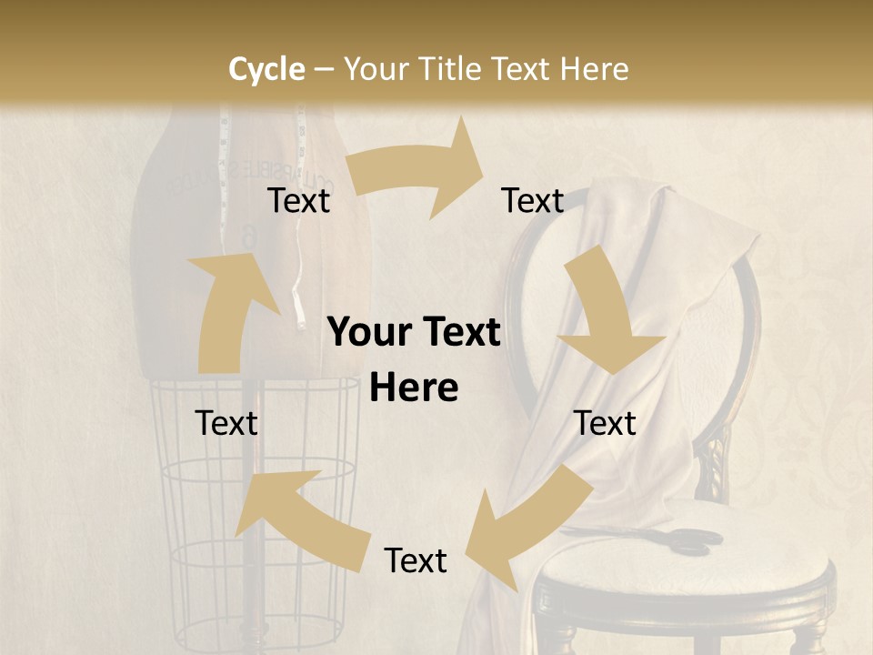 Symbol Satin Accessory PowerPoint Template