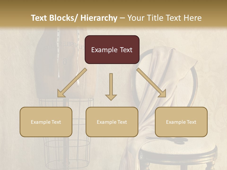 Symbol Satin Accessory PowerPoint Template