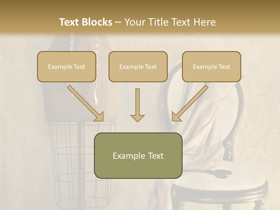 Symbol Satin Accessory PowerPoint Template