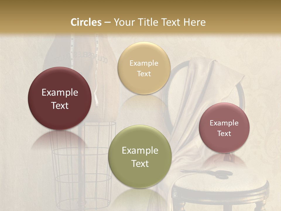 Symbol Satin Accessory PowerPoint Template