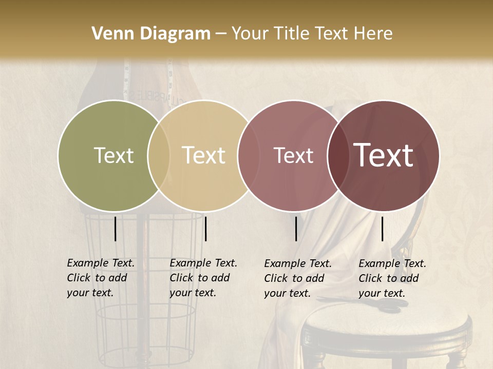 Symbol Satin Accessory PowerPoint Template