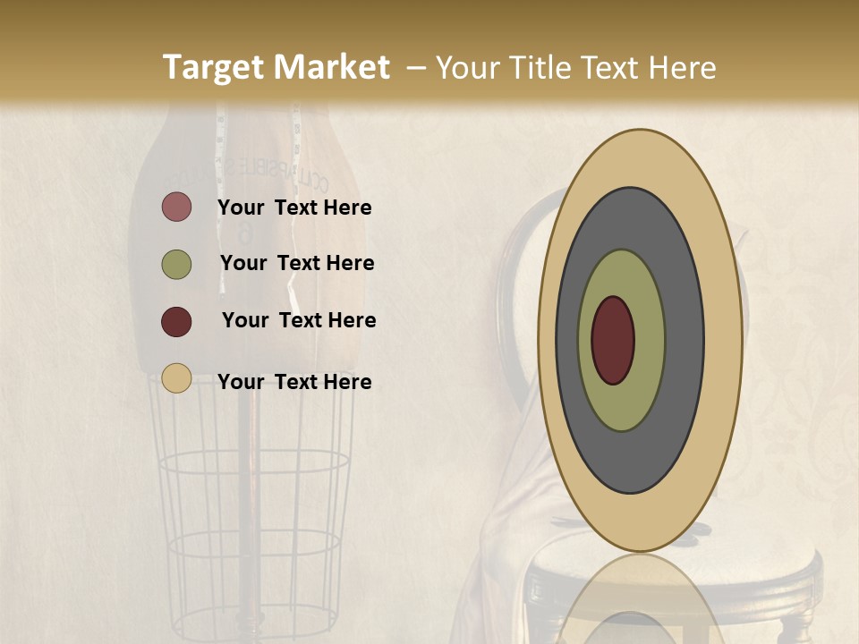 Symbol Satin Accessory PowerPoint Template