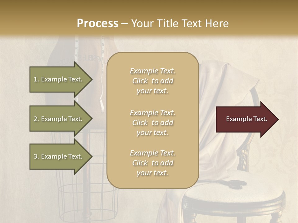 Symbol Satin Accessory PowerPoint Template