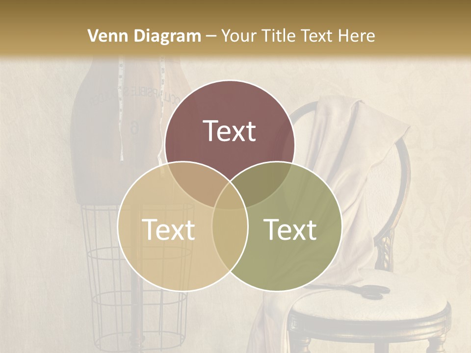 Symbol Satin Accessory PowerPoint Template