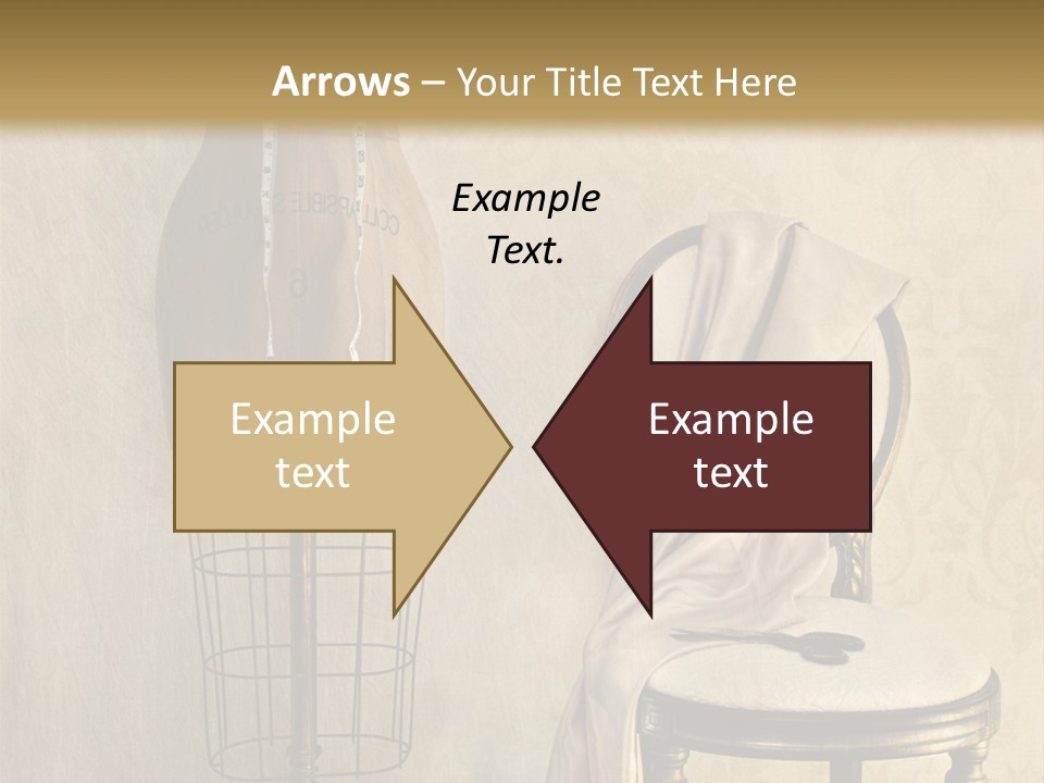 Symbol Satin Accessory PowerPoint Template