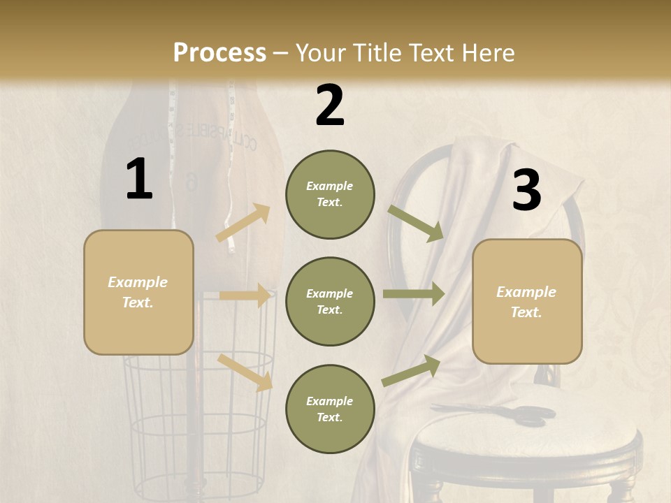 Symbol Satin Accessory PowerPoint Template