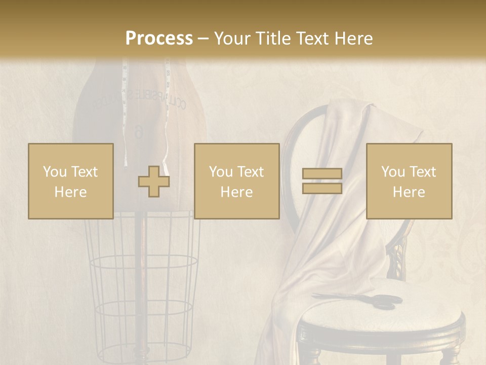 Symbol Satin Accessory PowerPoint Template