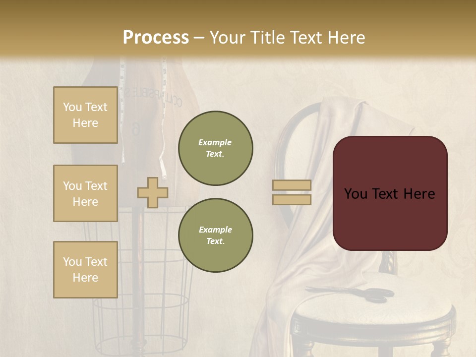 Symbol Satin Accessory PowerPoint Template
