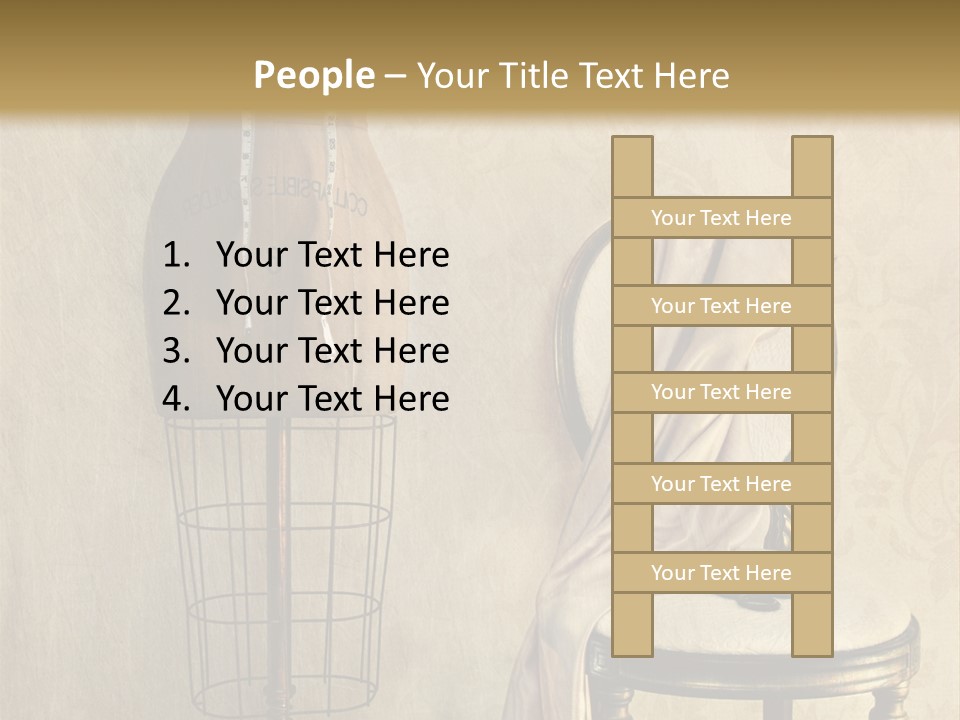 Symbol Satin Accessory PowerPoint Template