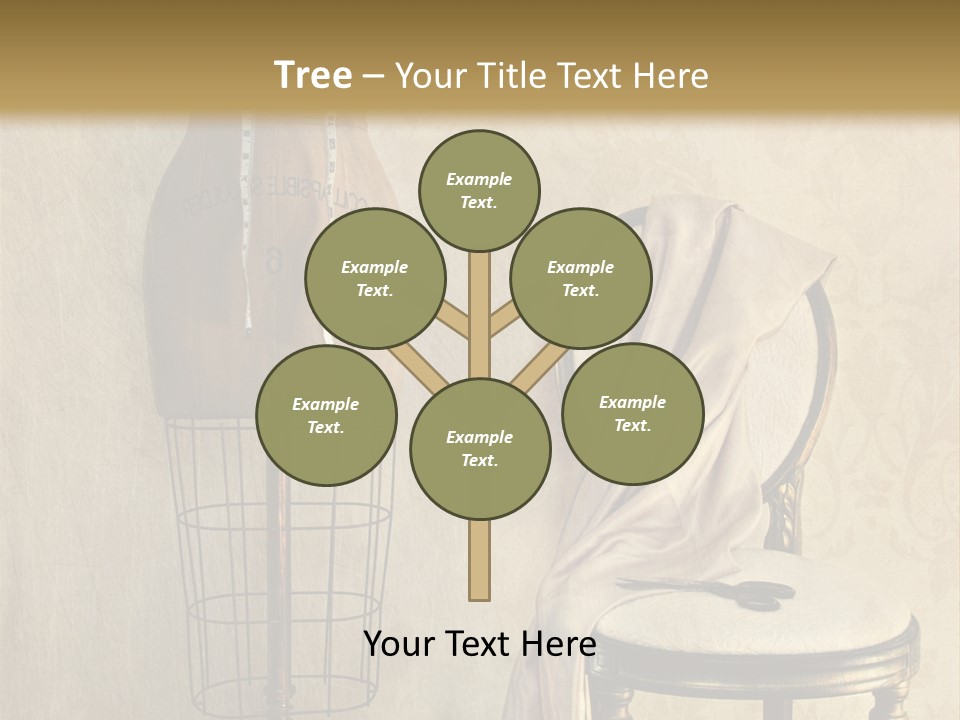 Symbol Satin Accessory PowerPoint Template