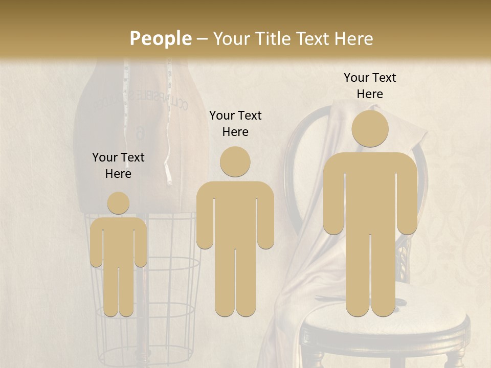 Symbol Satin Accessory PowerPoint Template