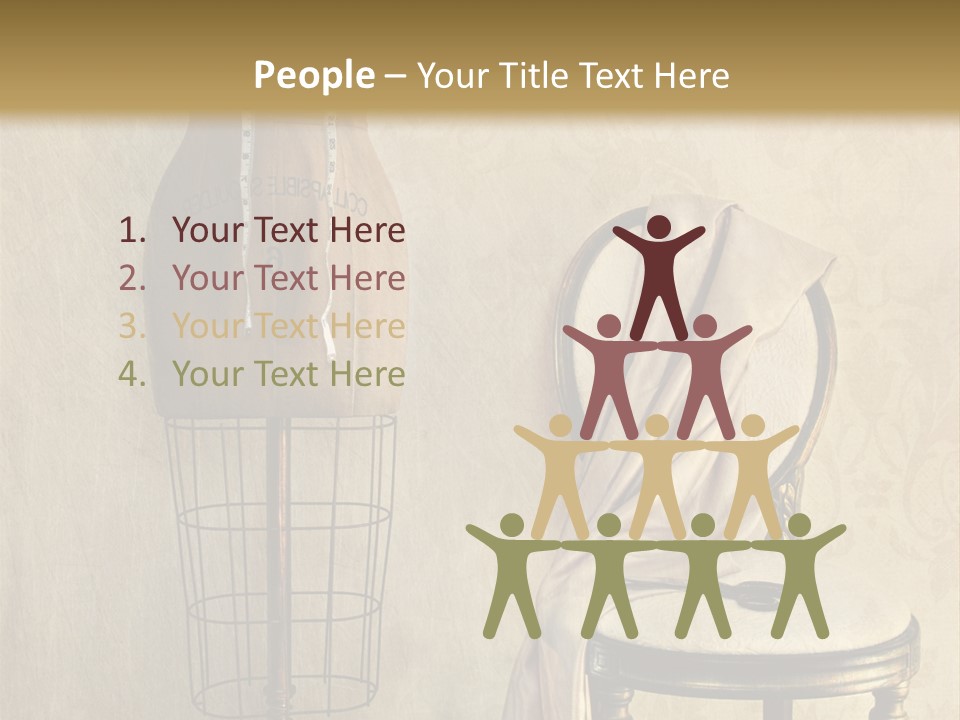 Symbol Satin Accessory PowerPoint Template