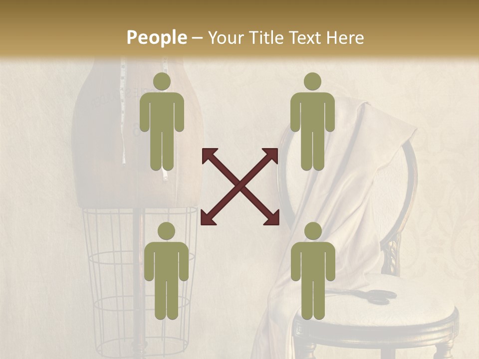 Symbol Satin Accessory PowerPoint Template