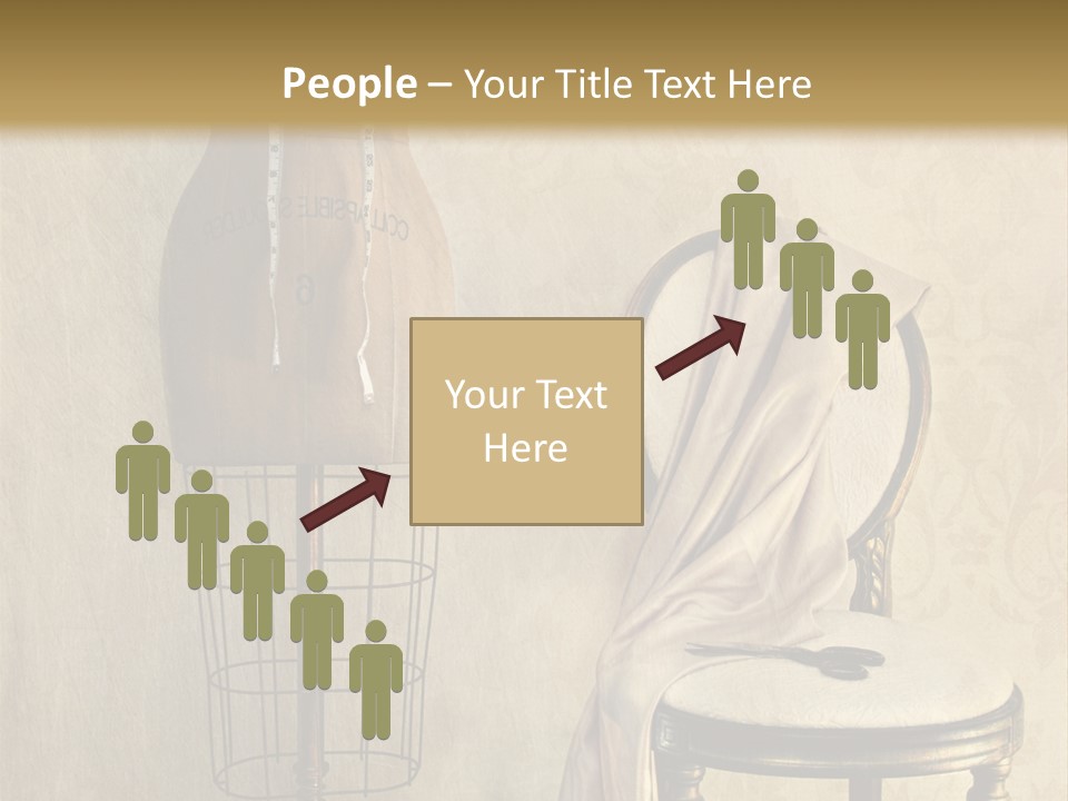 Symbol Satin Accessory PowerPoint Template