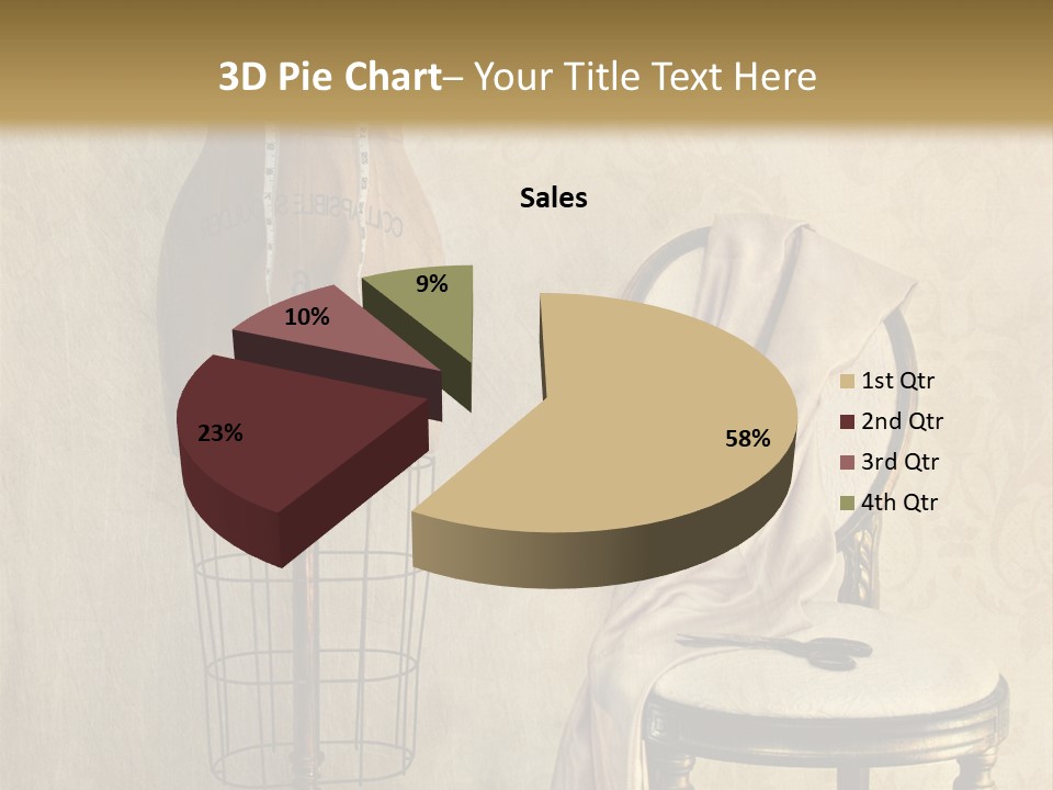 Symbol Satin Accessory PowerPoint Template
