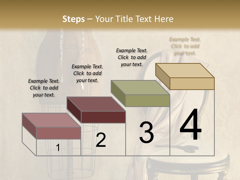 Symbol Satin Accessory PowerPoint Template