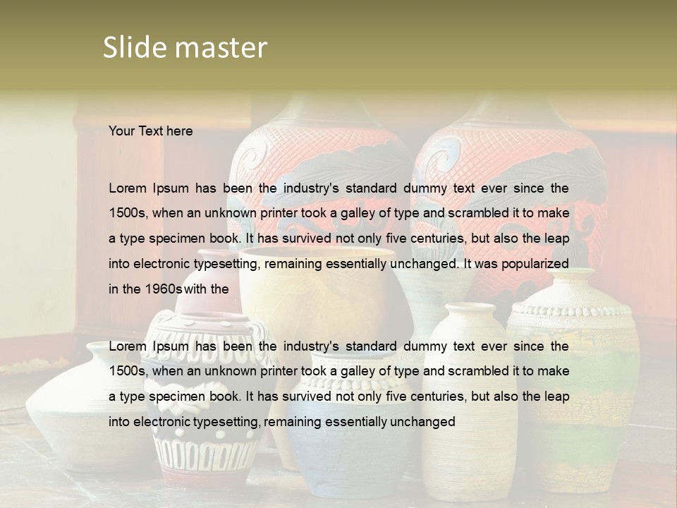 Pot Chinaware Culture PowerPoint Template