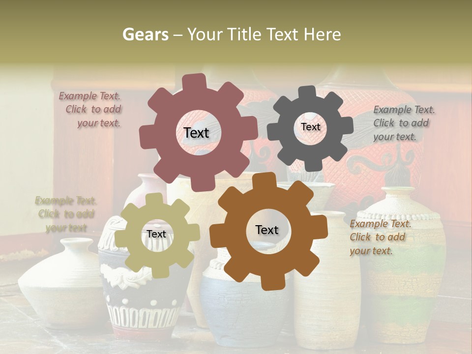 Pot Chinaware Culture PowerPoint Template