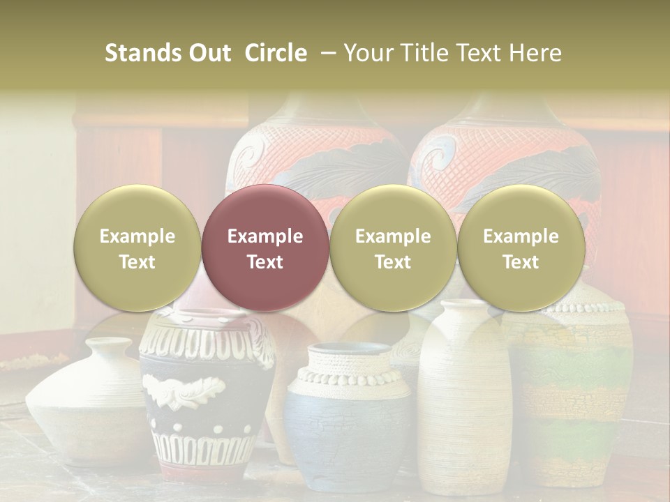 Pot Chinaware Culture PowerPoint Template