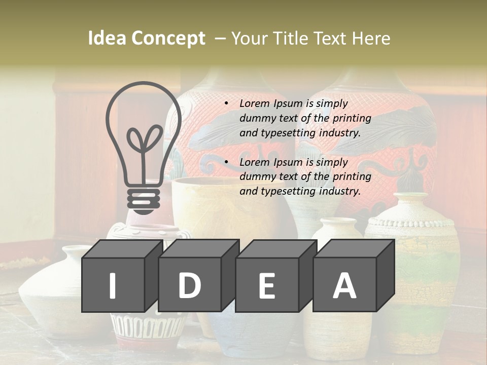 Pot Chinaware Culture PowerPoint Template