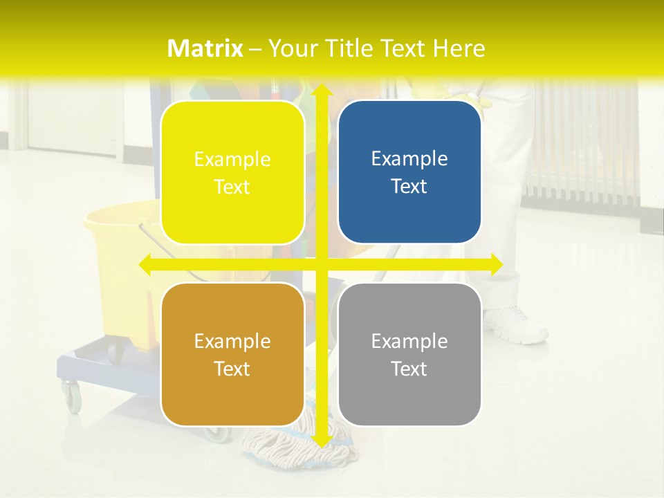 Caucasian Home Background PowerPoint Template