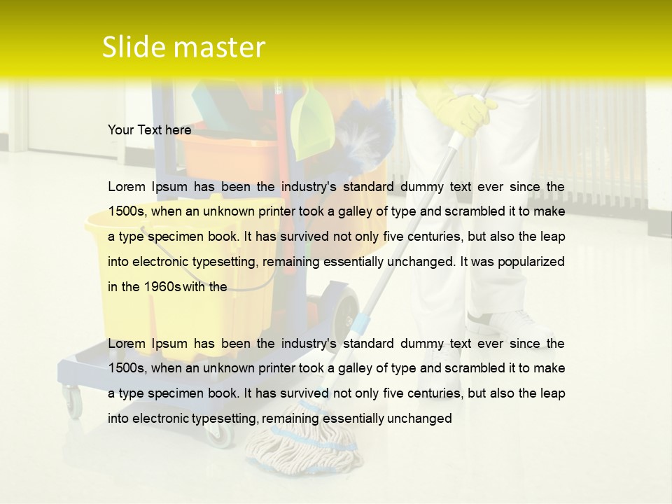 Caucasian Home Background PowerPoint Template