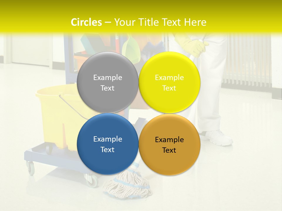 Caucasian Home Background PowerPoint Template