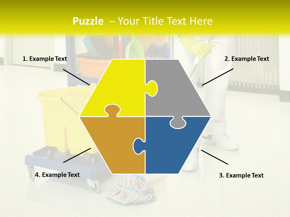 Caucasian Home Background PowerPoint Template