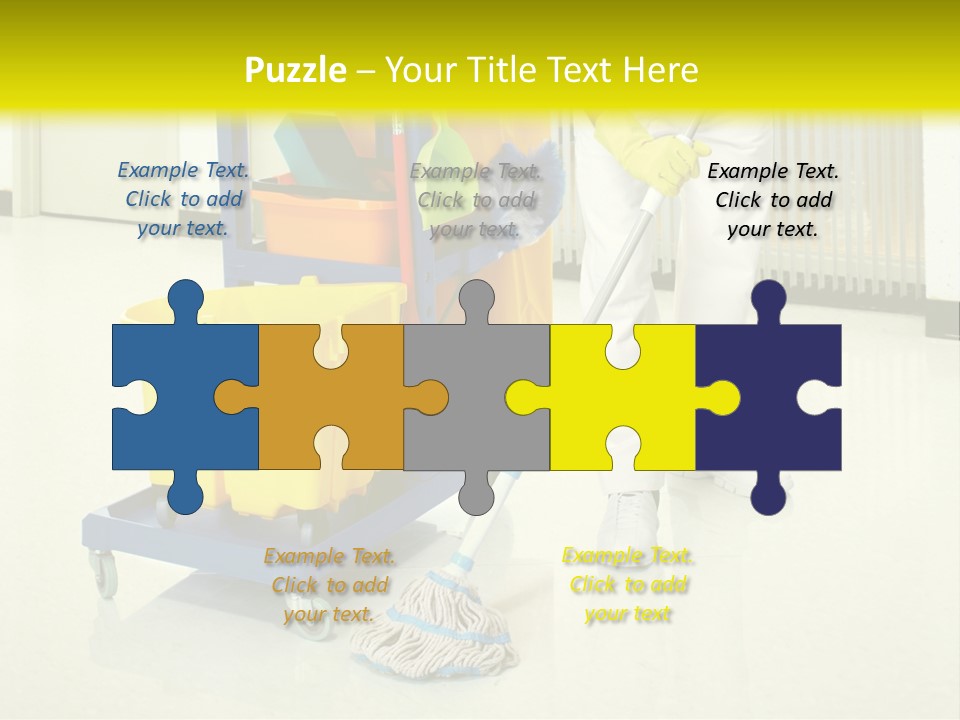 Caucasian Home Background PowerPoint Template