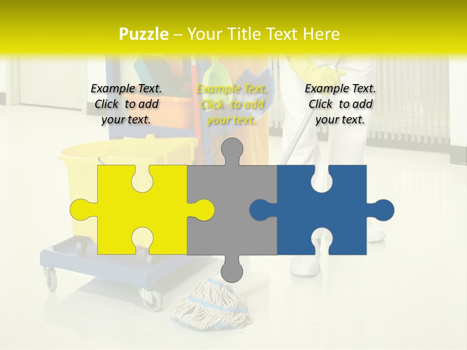 Caucasian Home Background PowerPoint Template