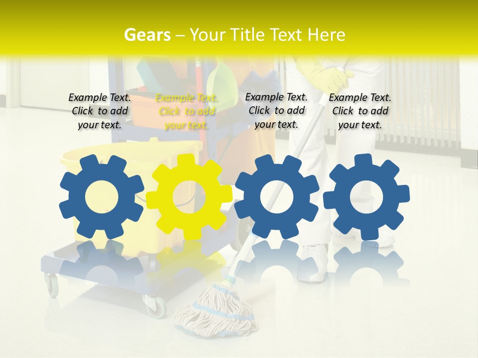 Caucasian Home Background PowerPoint Template