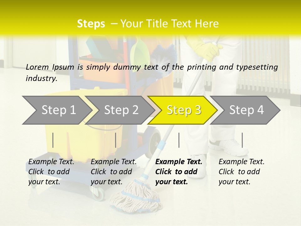 Caucasian Home Background PowerPoint Template