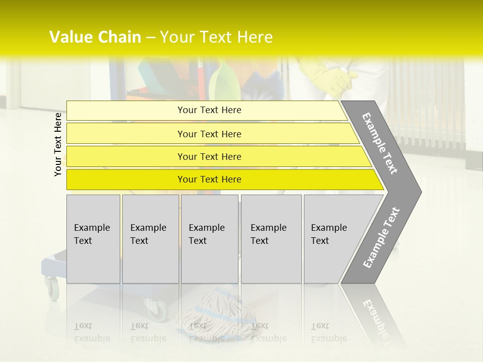 Caucasian Home Background PowerPoint Template