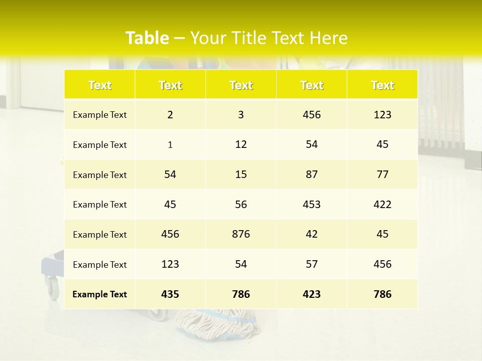 Caucasian Home Background PowerPoint Template