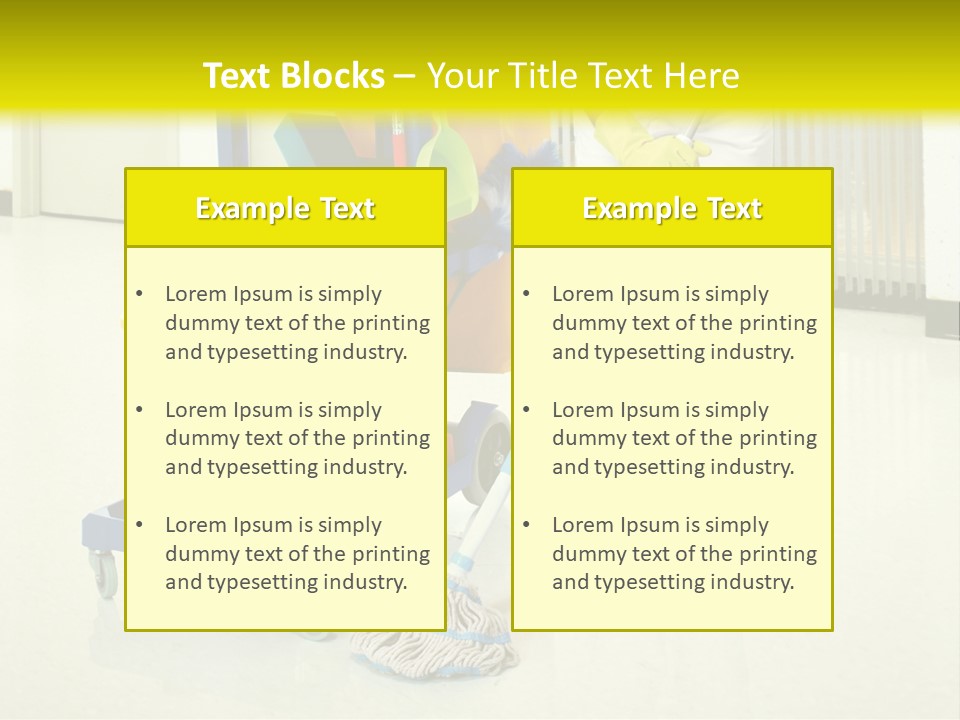 Caucasian Home Background PowerPoint Template