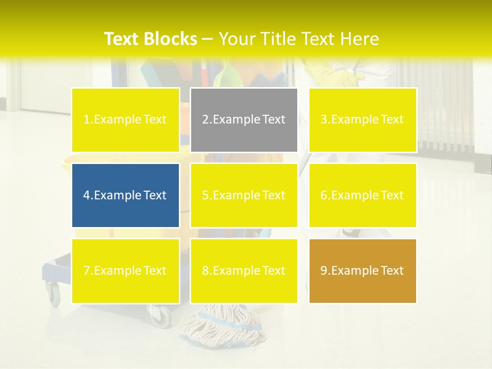 Caucasian Home Background PowerPoint Template